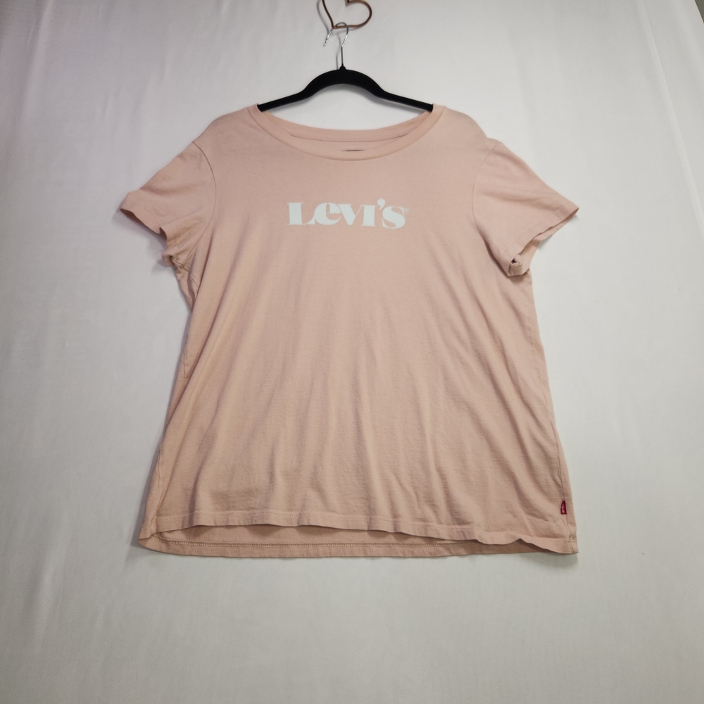 ⭐️Levi's Women's Basic XLarge Casual Pink Short Sleeve T-Shirt